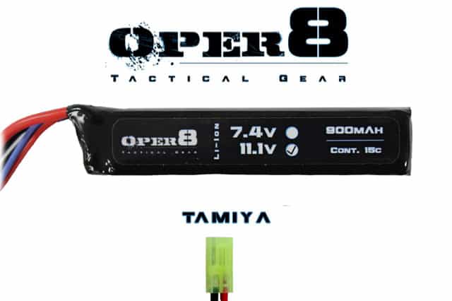 Oper8 11.1V 900MAH Mini Stick Lipo - Longshot Tactical