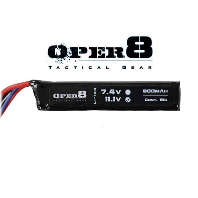 Oper8 11.1V 900MAH Mini Stick Lipo - Longshot Tactical