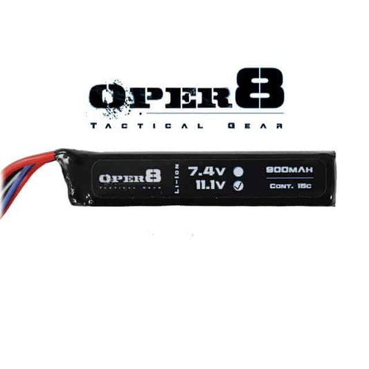 Oper8 11.1V 900MAH Mini Stick Lipo - Longshot Tactical