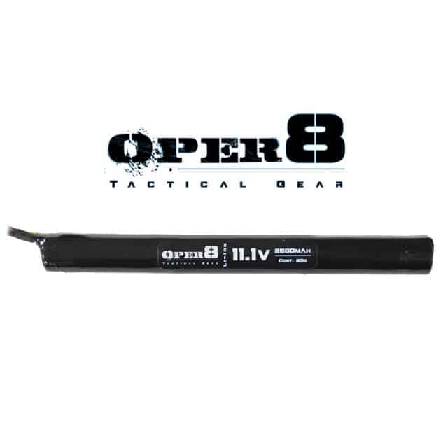 Oper8 11.1V Li - ion 2500MAH Stick Battery - Longshot Tactical