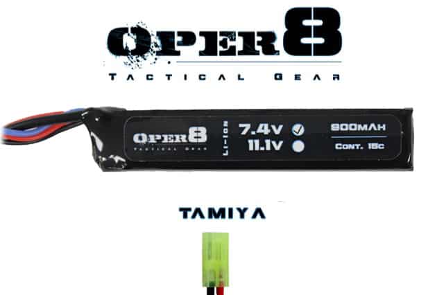 Oper8 7.4V 900MAH Mini Stick Lipo - Longshot Tactical