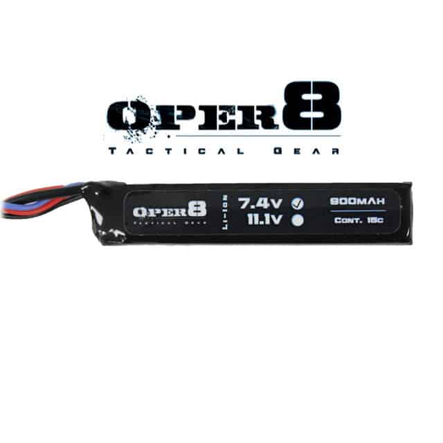 Oper8 7.4V 900MAH Mini Stick Lipo - Longshot Tactical