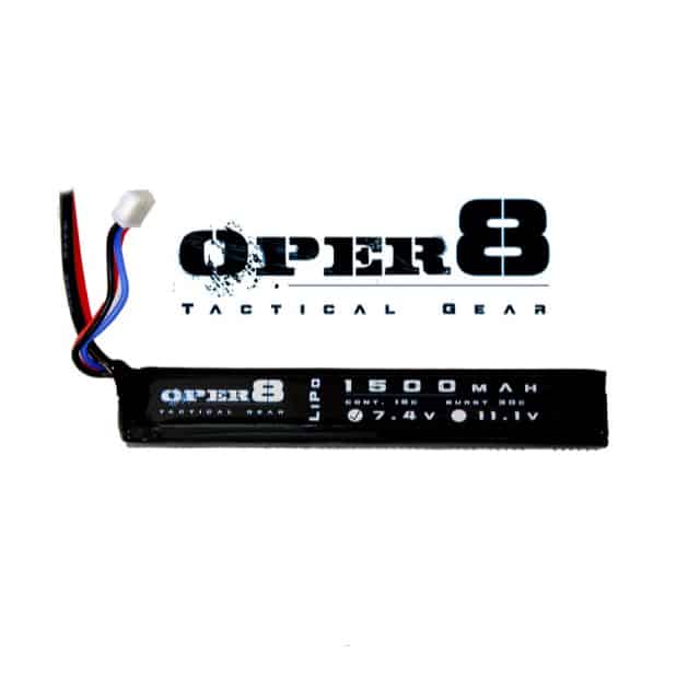 Oper8 7.4v Lipo Stick 1500MAH - Longshot Tactical