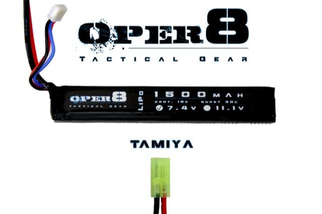 Oper8 7.4v Lipo Stick 1500MAH - Longshot Tactical