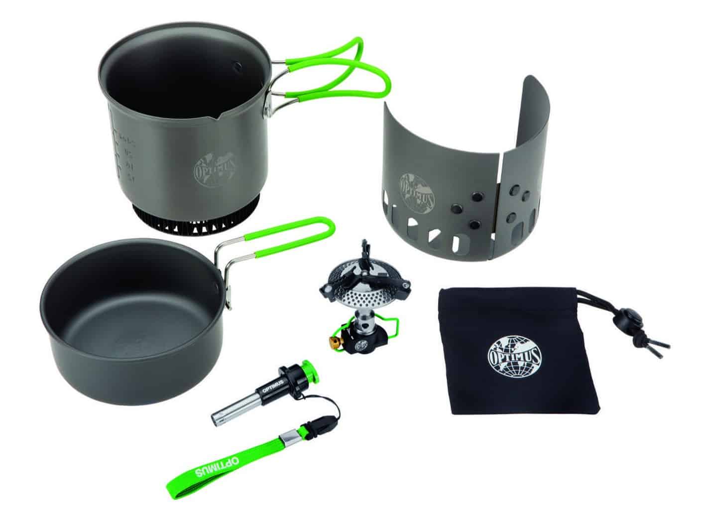 Optimus Elektra FE Gas Cookset With Pans - Longshot Tactical