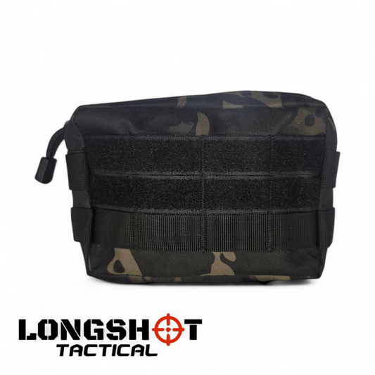 Outdoor EDC Toolkit Molle Pouch - Waist Bag - Black Camo - Longshot Tactical