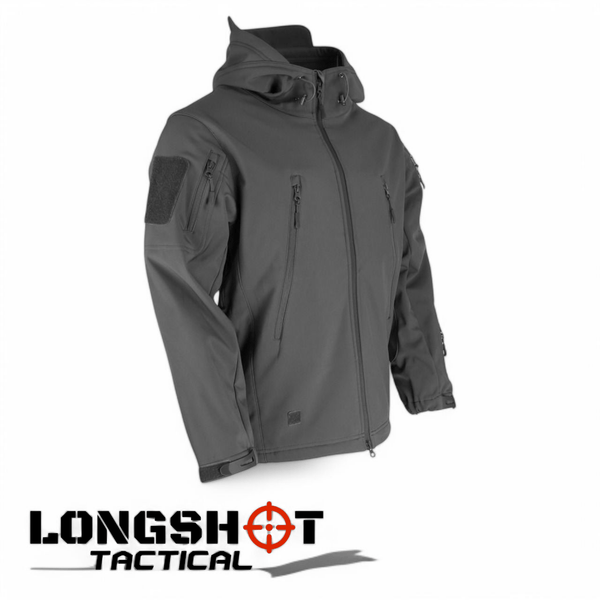 Patriot Tactical Soft Shell Jacket – Gunmetal Grey Size Small