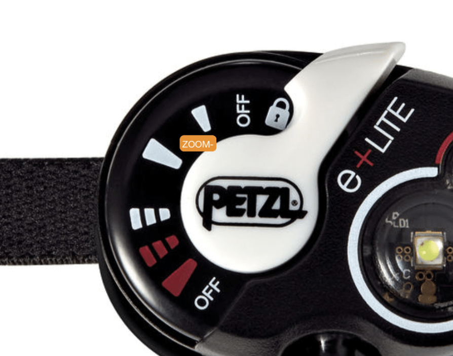 Petzl e+LITE Headlamp | Torch - Longshot Tactical