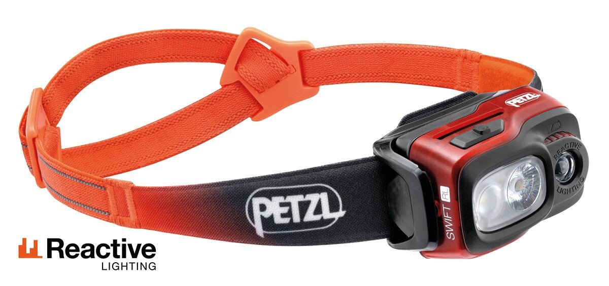 Petzl SWIFT® RL Headlamp (Various Colours) 1100 Lumens Updated Version - Longshot Tactical