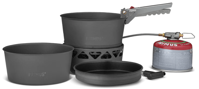 Primus Primetech Stove Set 2x1.3L with pan - Longshot Tactical