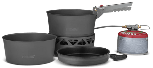 Primus Primetech Stove Set 2x1.3L with pan - Longshot Tactical