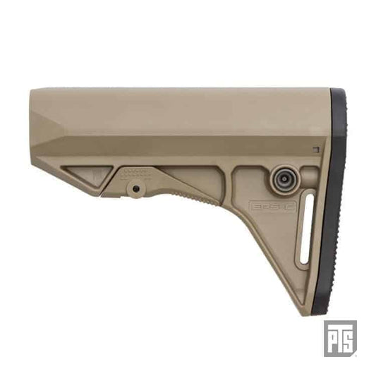 PTS Enhanced Polymer Stock - Compact (EPS - C) - Dark Earth - Longshot Tactical