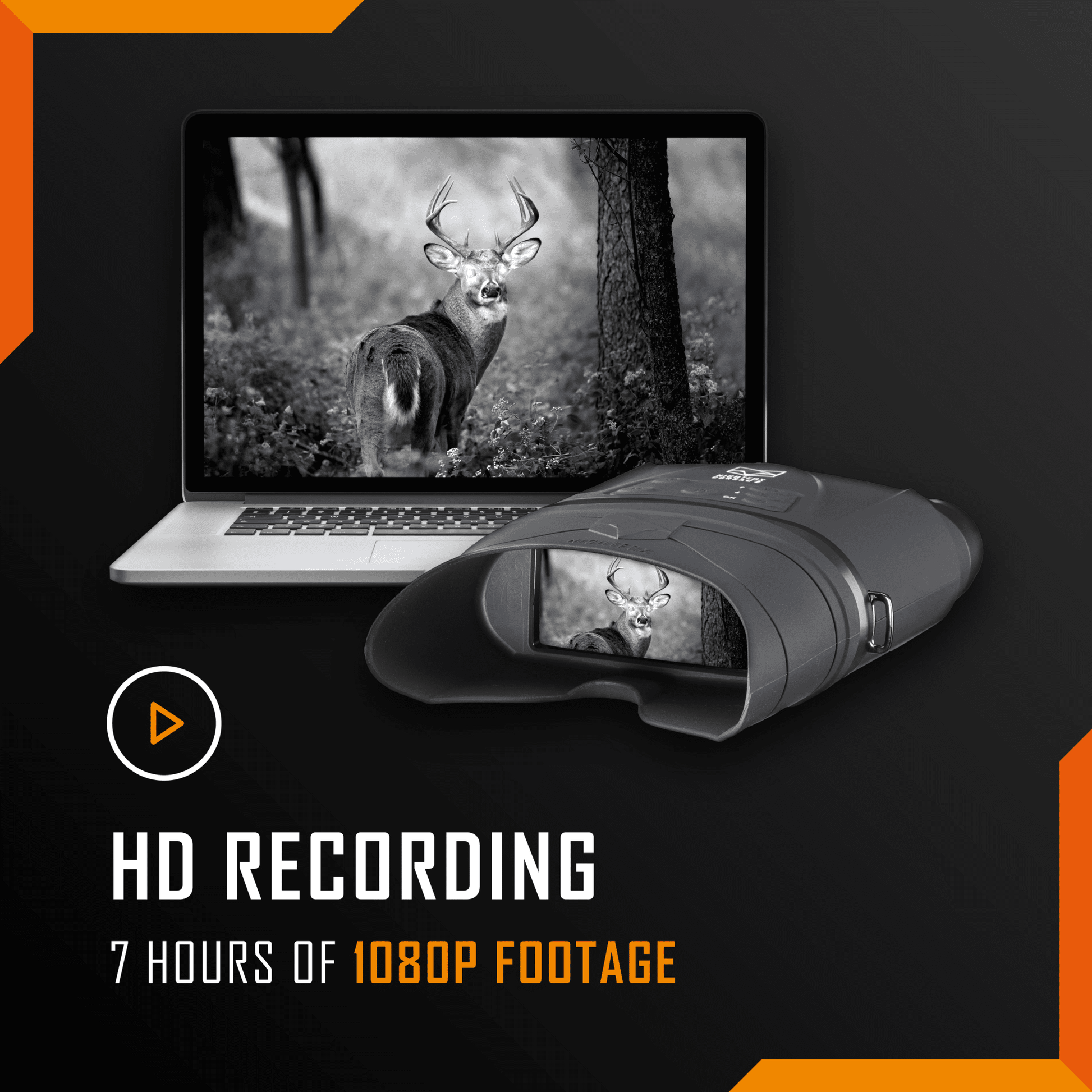 Refurbished Nightfox Corsac 2 HD Night Vision Binoculars - Longshot Tactical