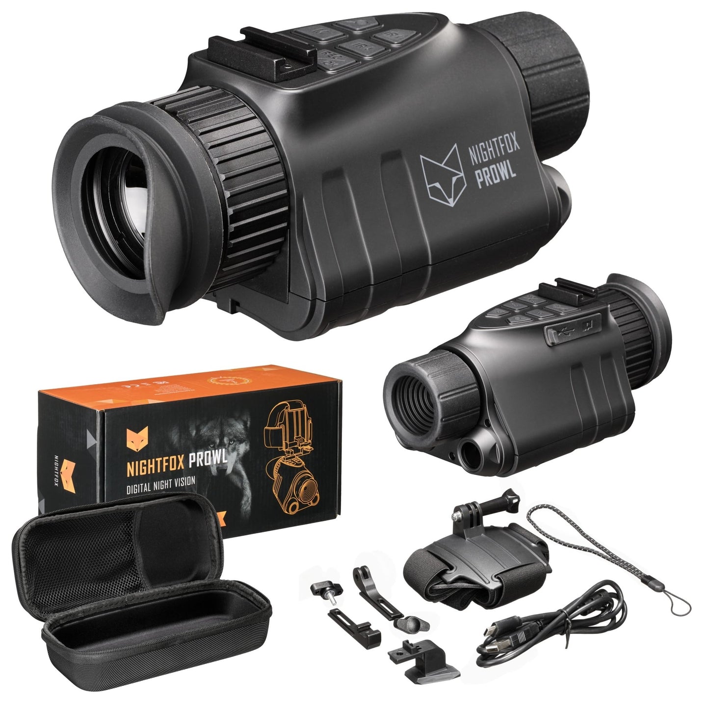 Refurbished Nightfox Prowl Monocular Night Vision Goggles - Longshot Tactical