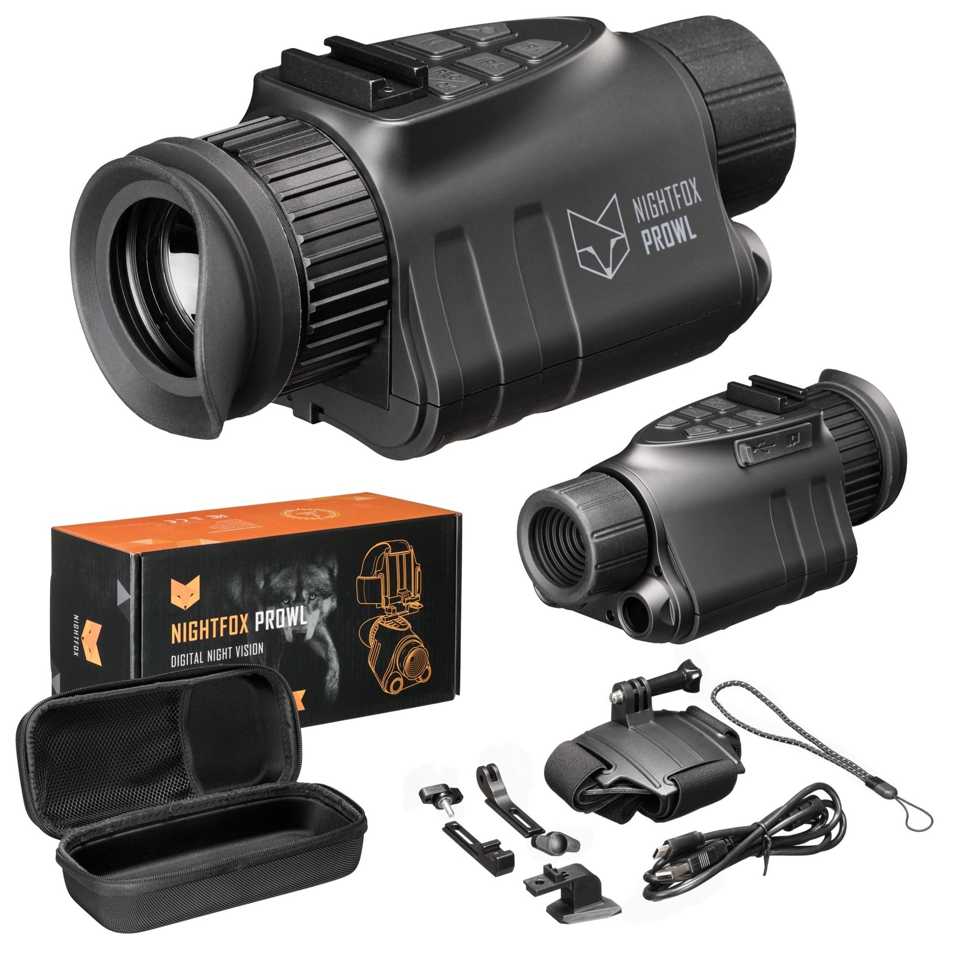 Refurbished Nightfox Prowl Monocular Night Vision Goggles - Longshot Tactical