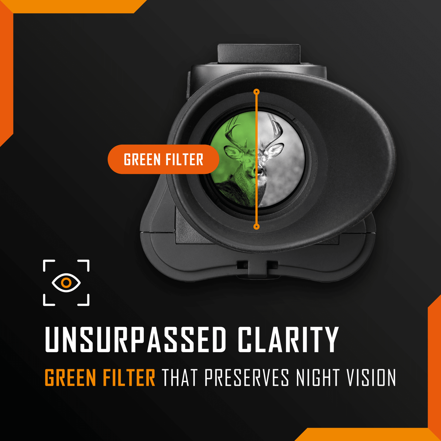 Refurbished Nightfox Prowl Monocular Night Vision Goggles - Longshot Tactical