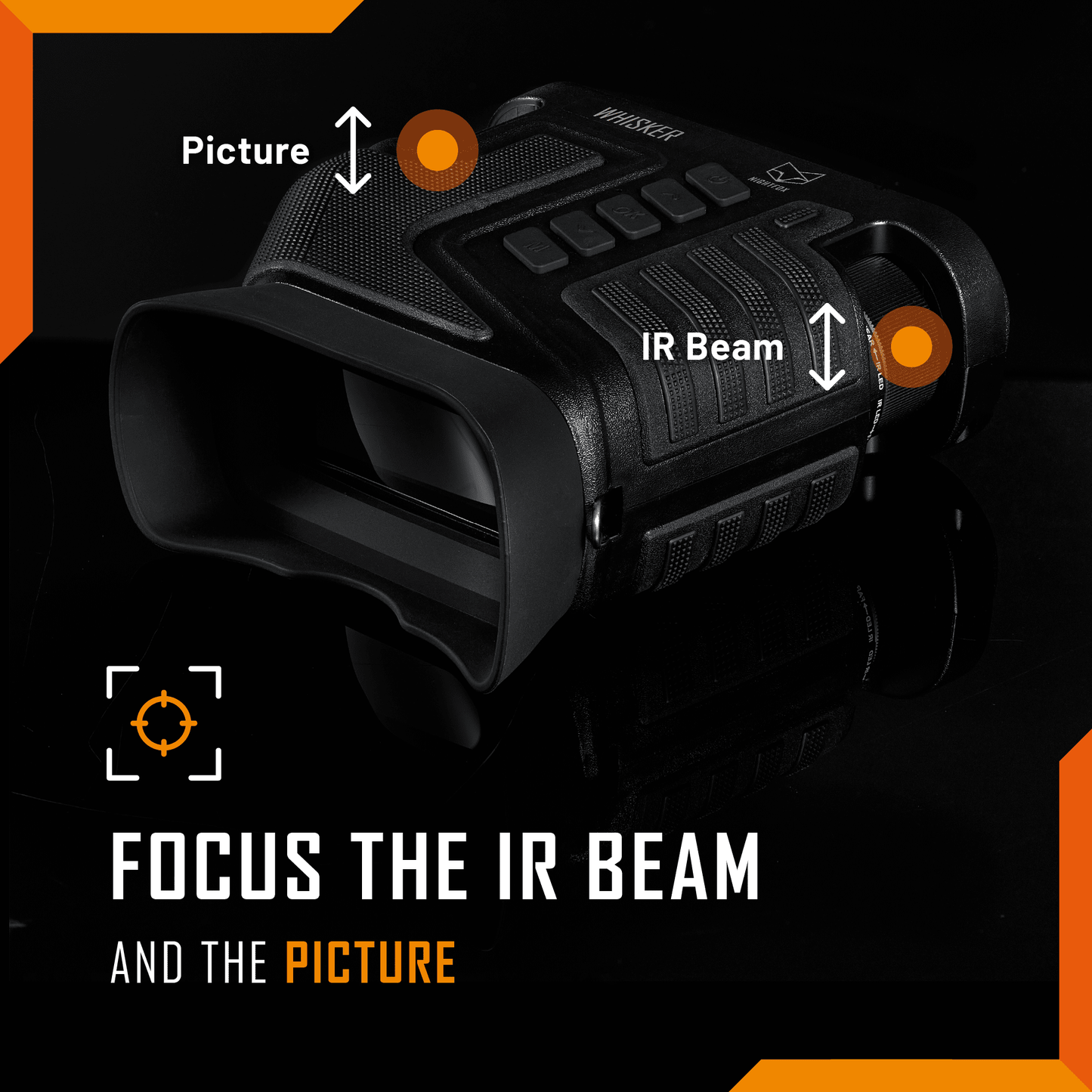 Refurbished Nightfox Whisker Night Vision Binoculars - Longshot Tactical