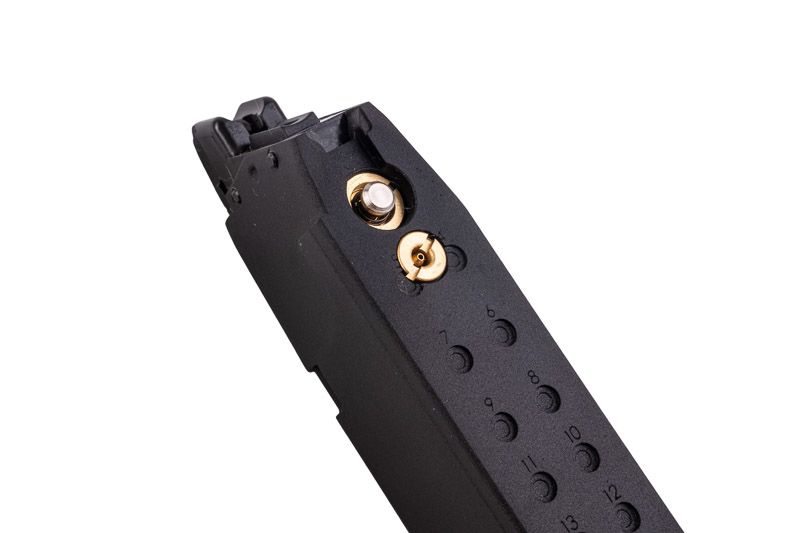 Reload G18C Lightweight Gas Magazine (50 rounds, Compatible with VFC G18C, VFC MAXIM Defense MD9 - K, RWA BAD Xiphos) - Longshot Tactical