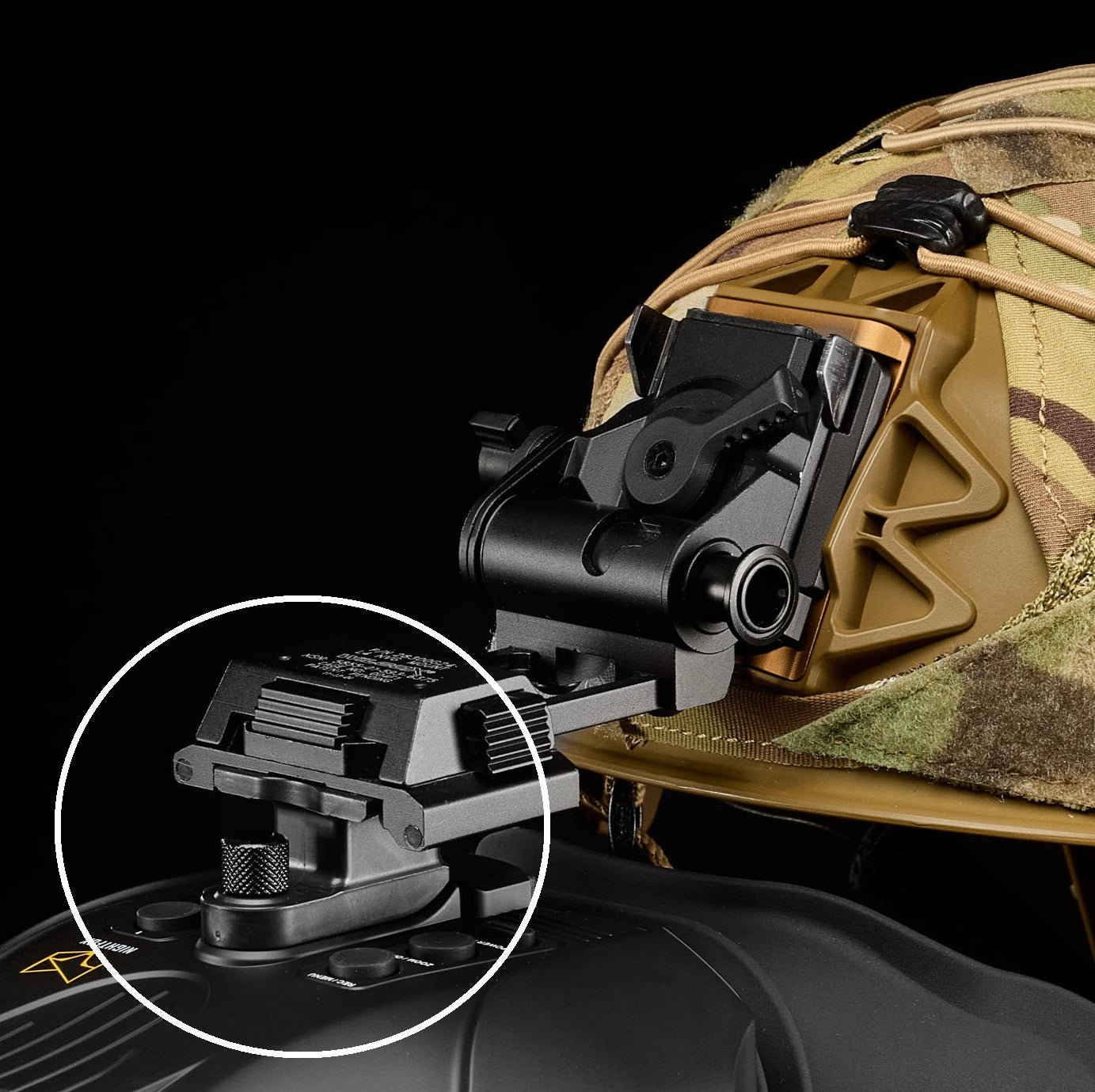 REPLACEMENT DOVETAIL HELMET ADAPTOR (FOR SWIFT 2, SWIFT) - Longshot Tactical
