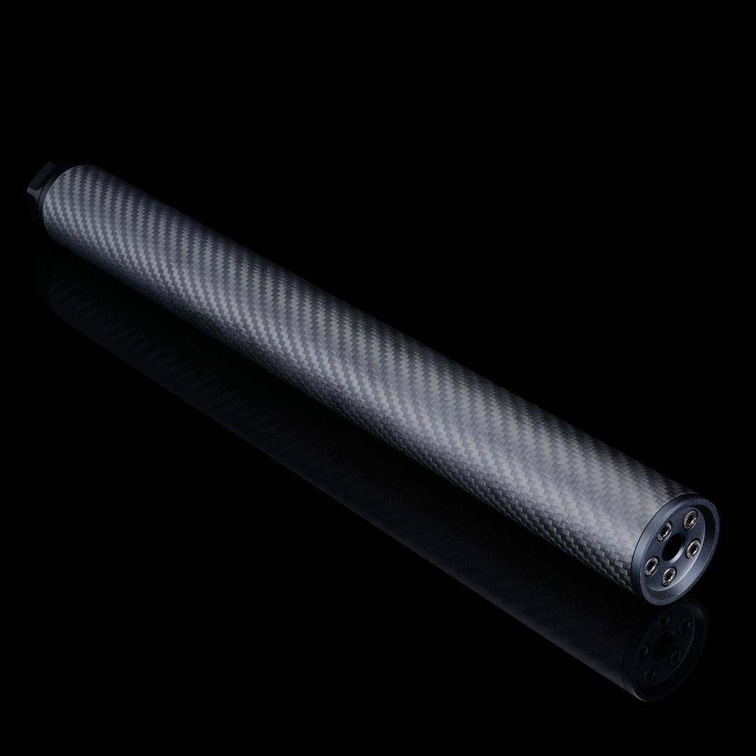 Silverback Carbon dummy suppressor, XXL, 14mm CCW - Longshot Tactical