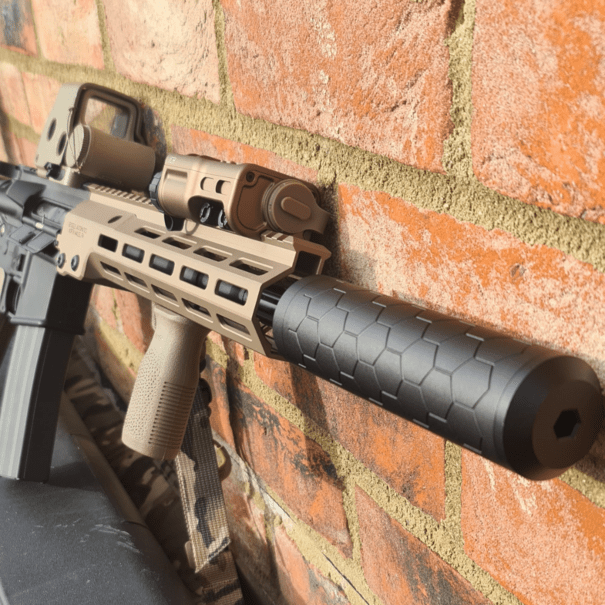 Sniper Mechanics HEXX suppressor XL (Black / FDE) - Longshot Tactical