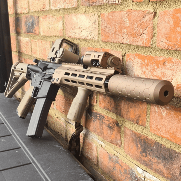 Sniper Mechanics HEXX suppressor XL (Black / FDE) - Longshot Tactical