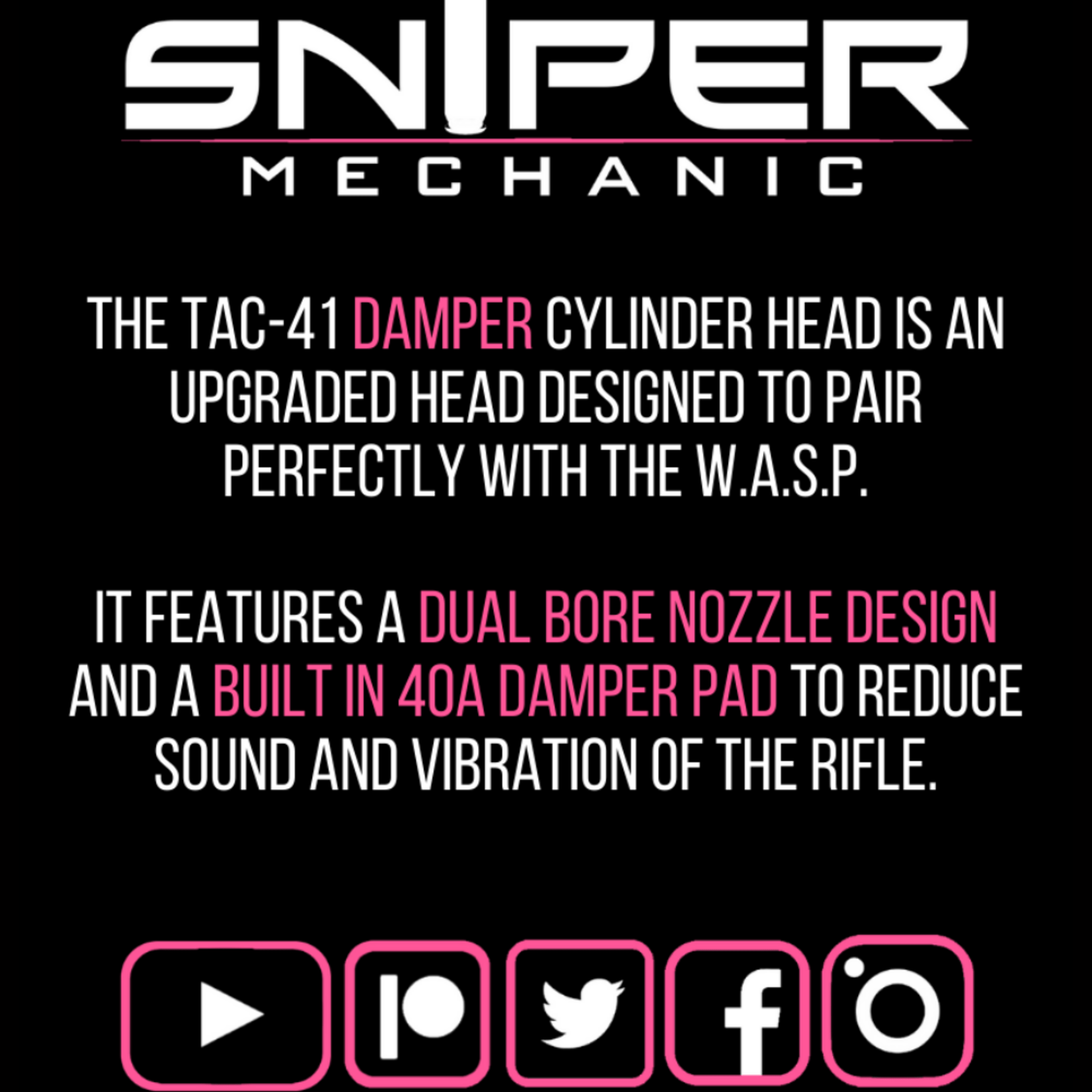 Tac - 41 Cylinder Head GBB Version - Longshot Tactical