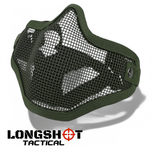 Tactical Airsoft Face Mask – Olive - Longshot Tactical