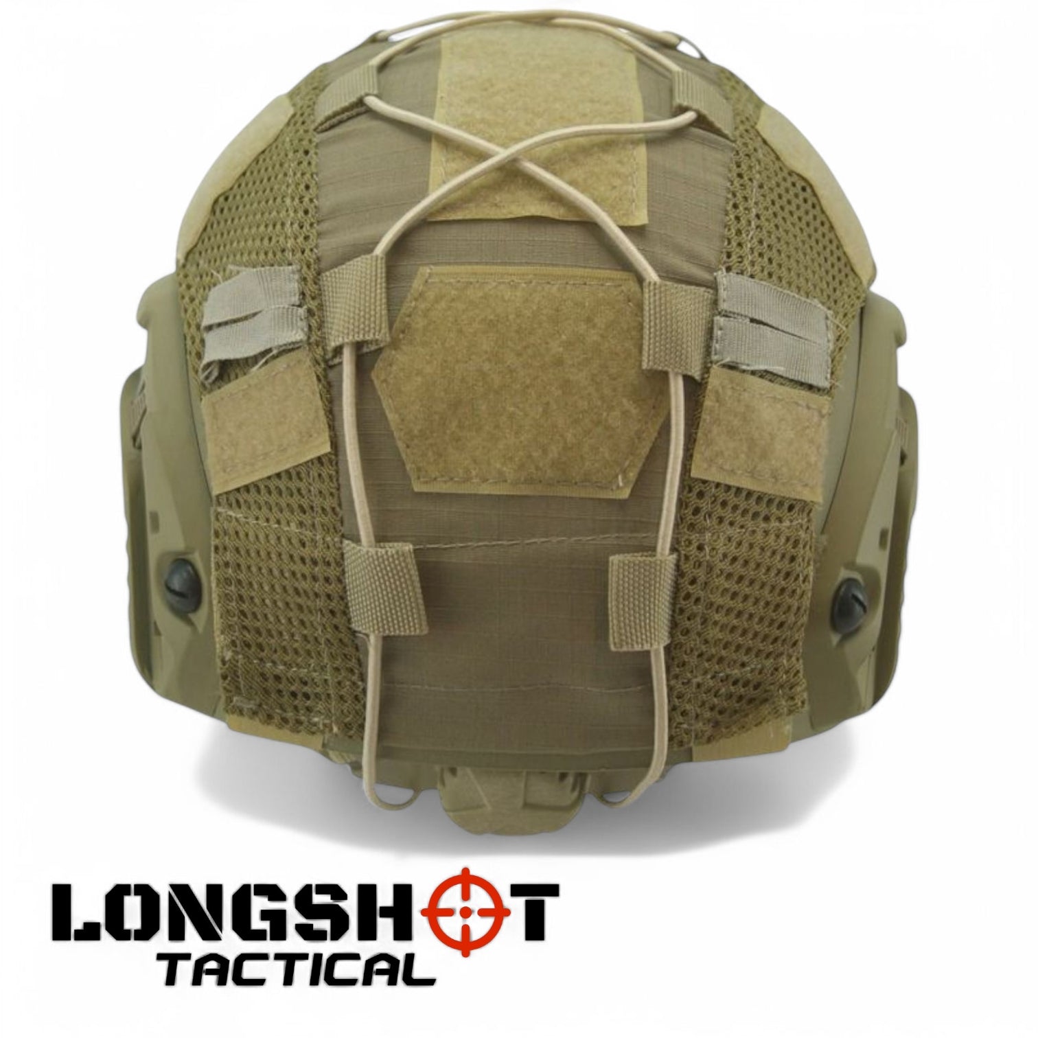 Tactical Airsoft Fast Helmet Cover – Coyote - Longshot Tactical