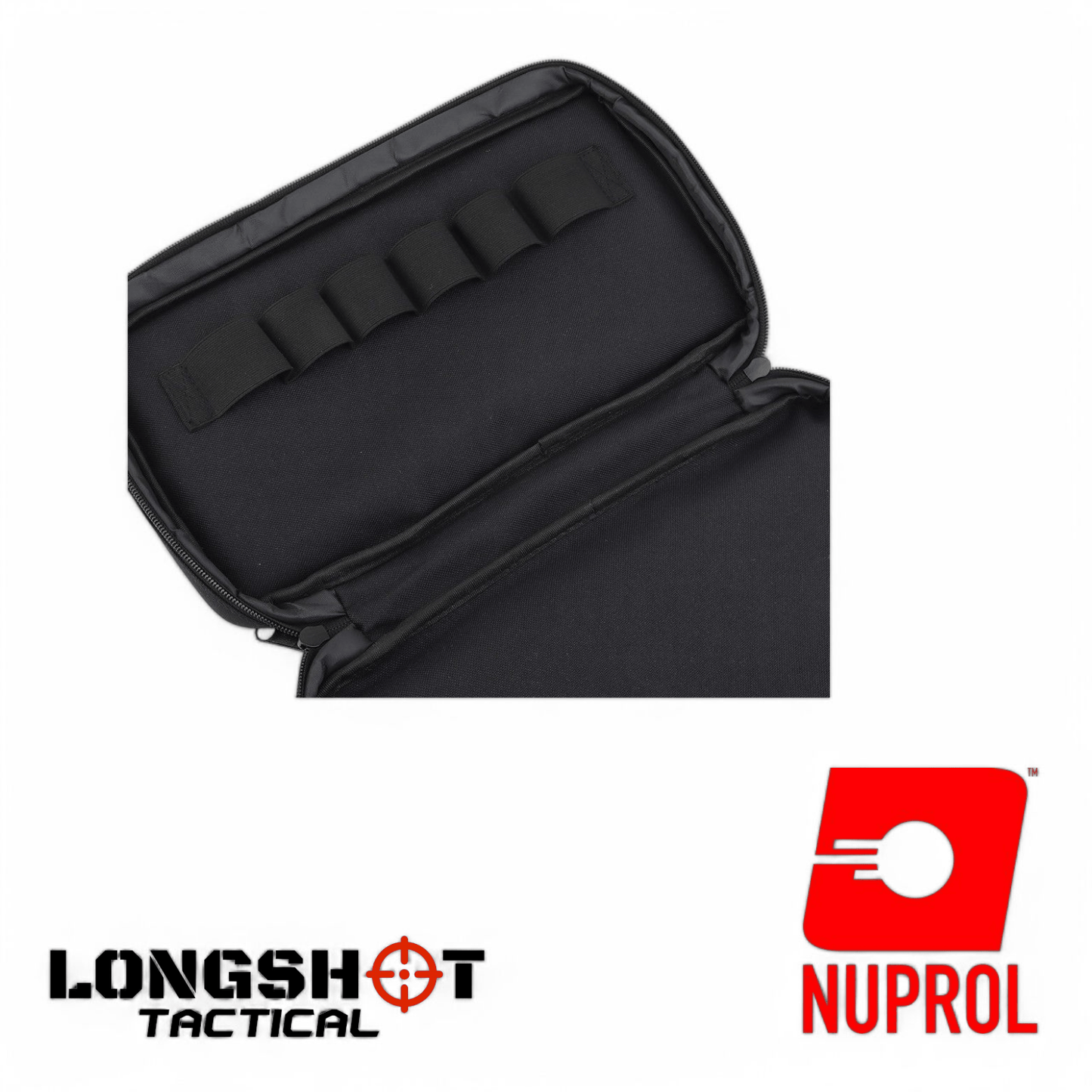 Tactical Airsoft Pistol Case Bag Black - Longshot Tactical