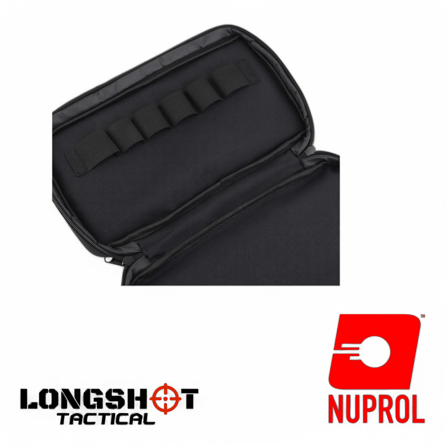 Tactical Airsoft Pistol Case Bag Black - Longshot Tactical