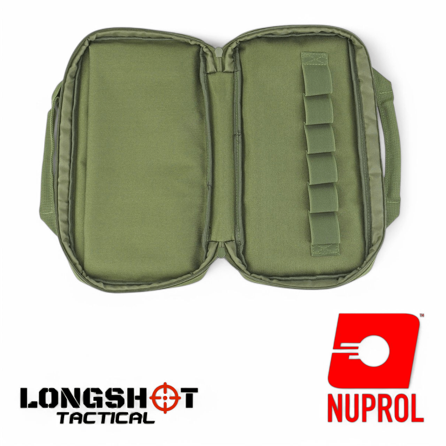 Tactical Airsoft Pistol Case Bag Green - Longshot Tactical
