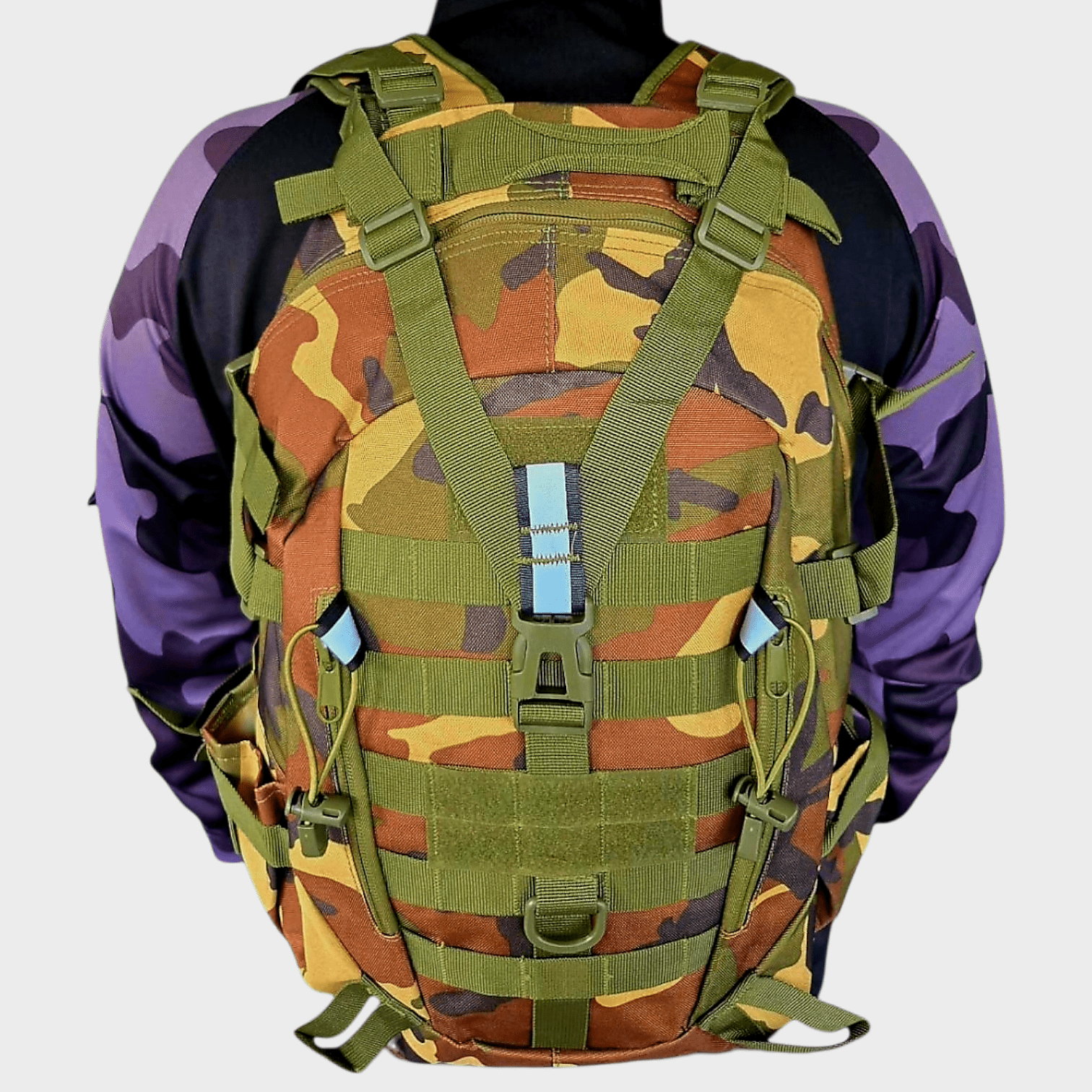 Tactical Backpack Day Pack - Woodland - Longshot Tactical