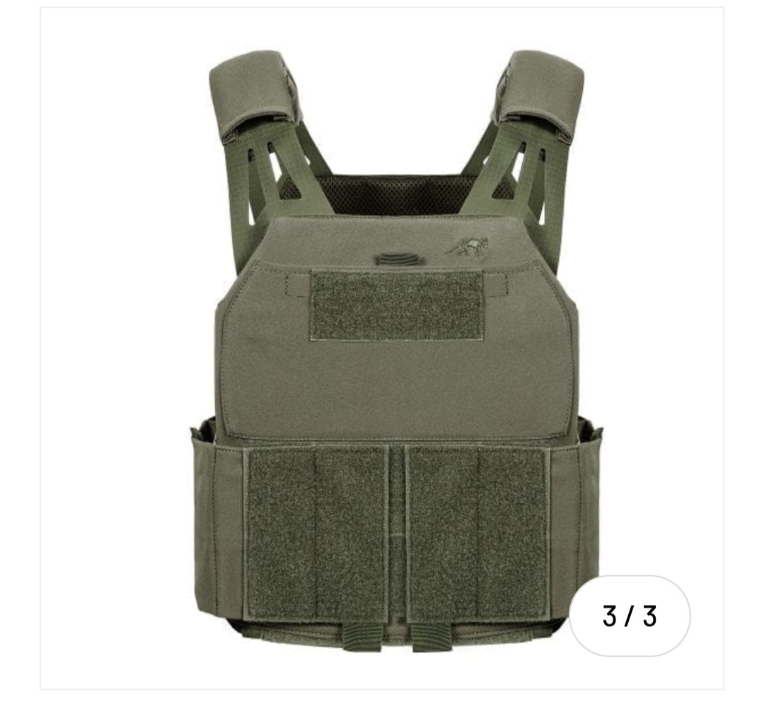 Tasmanian Tiger Light Panel Plate Carrier - Olive - Longshot Tactical