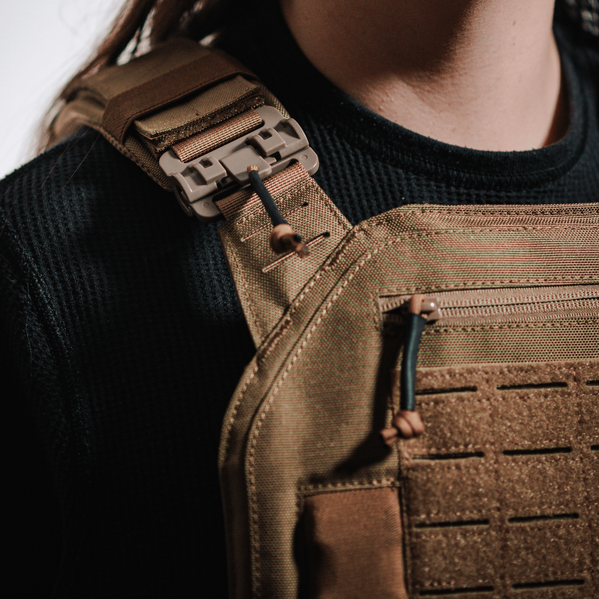 The Shinto Tactical Plate Carrier - Khaki (Layer 2 - Core) - Longshot Tactical