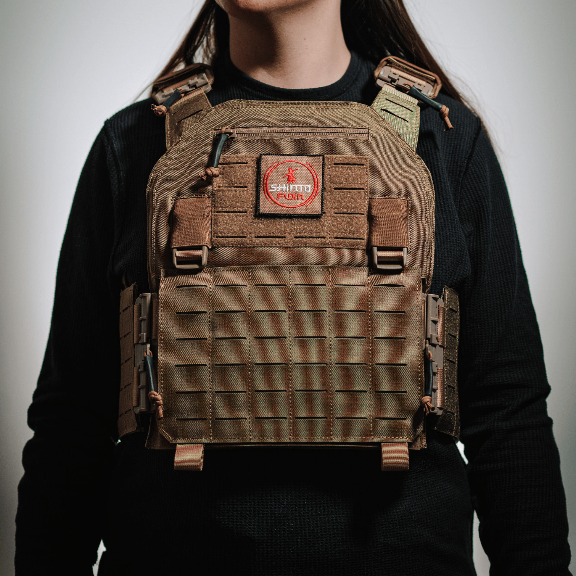 The Shinto Tactical Plate Carrier - Khaki (Layer 2 - Core) - Longshot Tactical