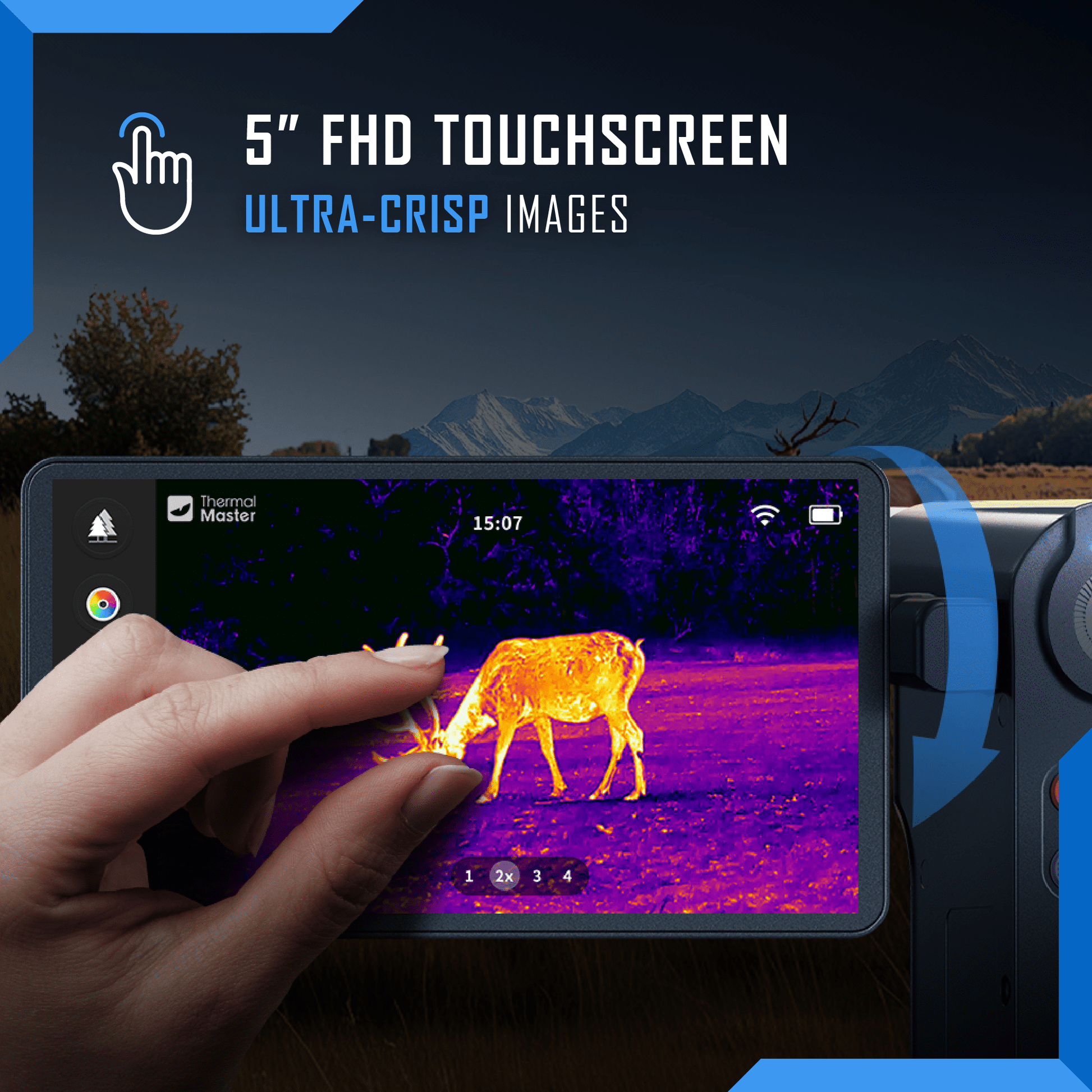 Thermal Master DV2 Thermal Camera Touchscreen - Longshot Tactical