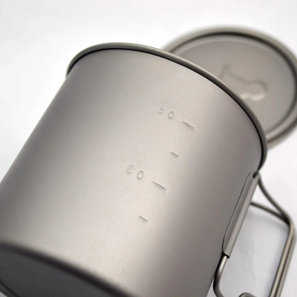 Toaks light Titanium Pots with Lid ( 550ML or 650ML) - Longshot Tactical