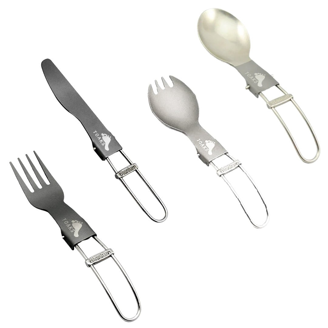 Toaks Titanium Folding Cutlery Series - Longshot Tactical