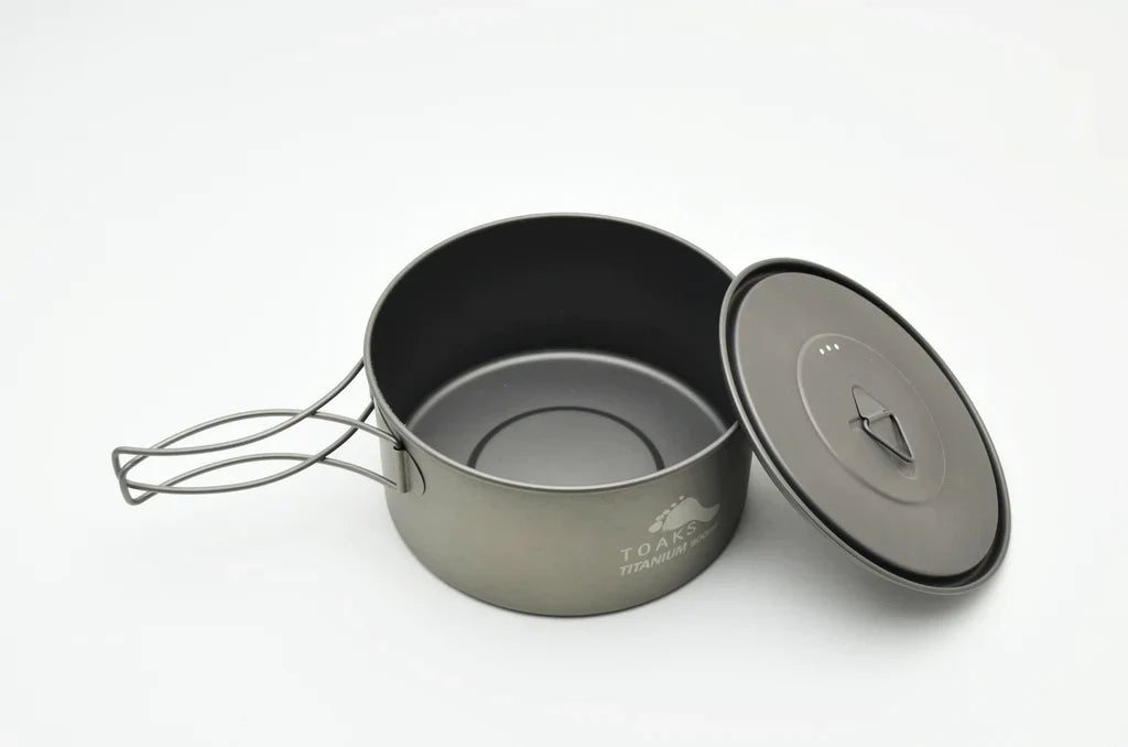 Toaks Titanium Lightweight pots with Lid - Longshot Tactical