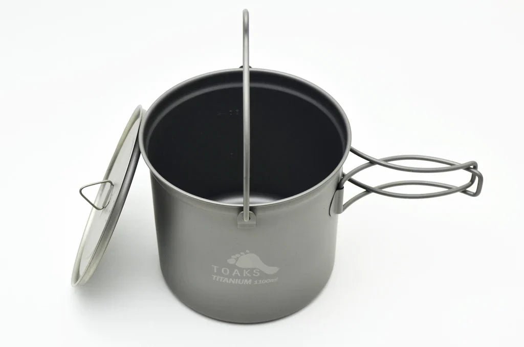 Toaks Titanium Pot with Bail Handle (Various Size) - Longshot Tactical