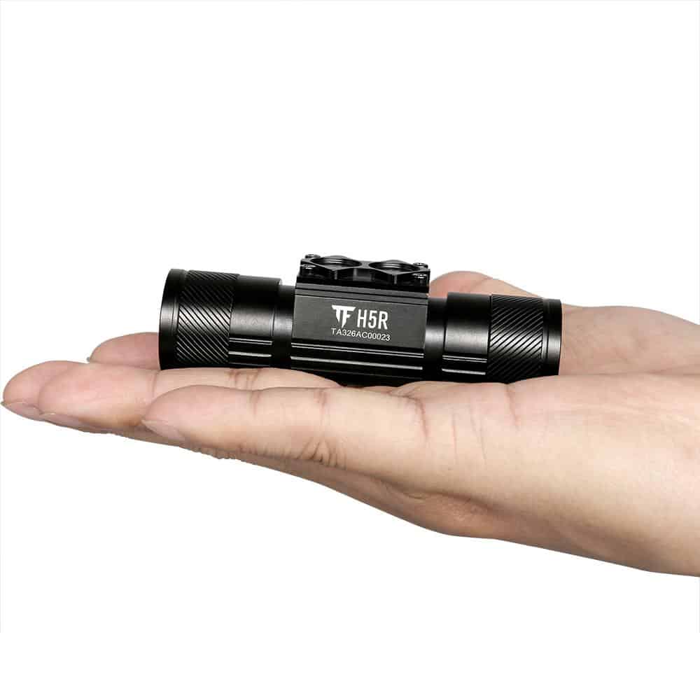 Trustfire H5R Headlamp 600 Lumens 18650 Battery Light IP68 - Longshot Tactical