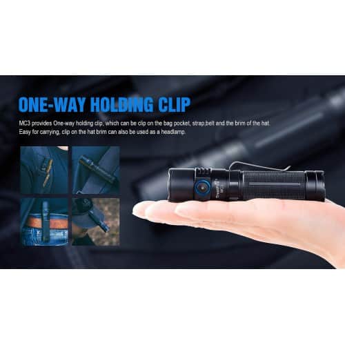 TrustFire MC3 EDC Magnetic Rechargeable Flashlight - Longshot Tactical