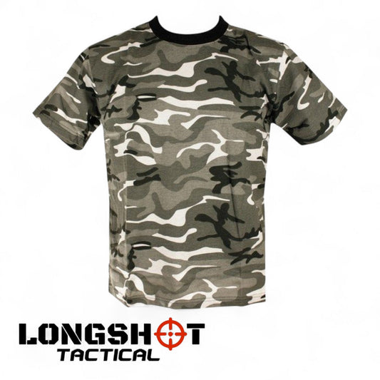 Urban Camo T Shirt - Longshot Tactical