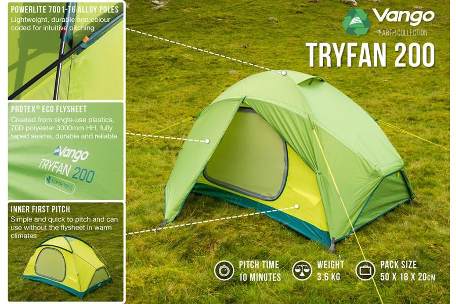 Vango Tryfan 200 2 Person Tent - Longshot Tactical