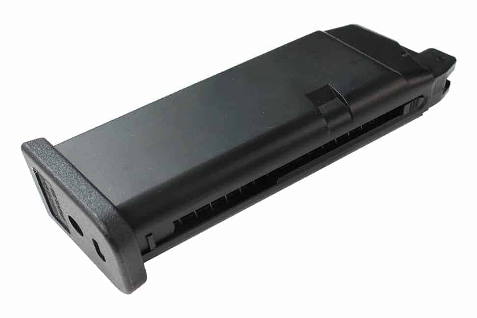 WE E19/E23 GBB Pistol Magazine - Black - Longshot Tactical