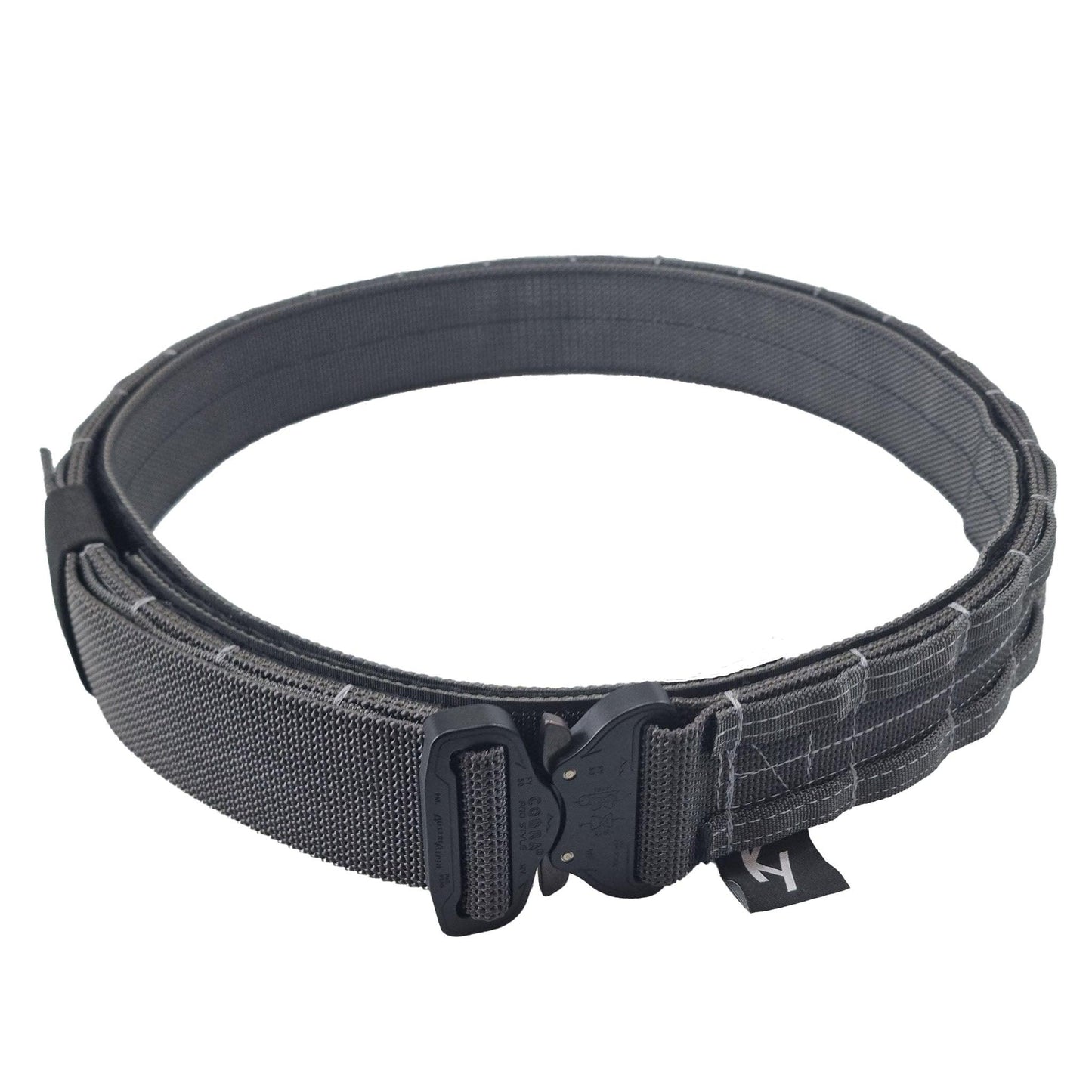 Wolf Grey Kydex Customs 2" Shooter Belt - Longshot Tactical